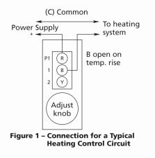 Line Voltage Tstat Wired for Heat