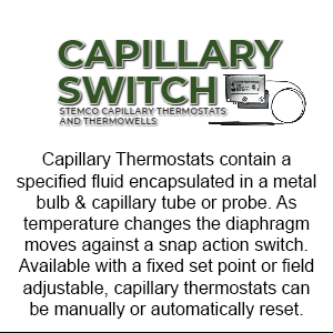 Stemco Capillary Thermostats